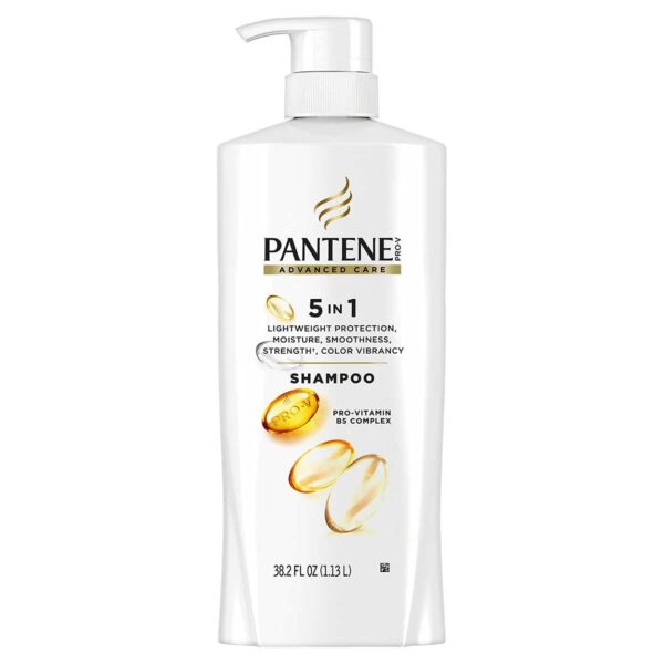 Pantene Advanced Care Shampoo 5 in 1 Pro-vitamin B5 Complex 38.2 Oz